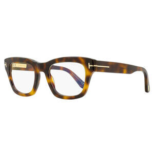 Tom Ford Blue Block Signature Eyeglasses TF6036-B 053 Blonde Havana 52mm FT6036